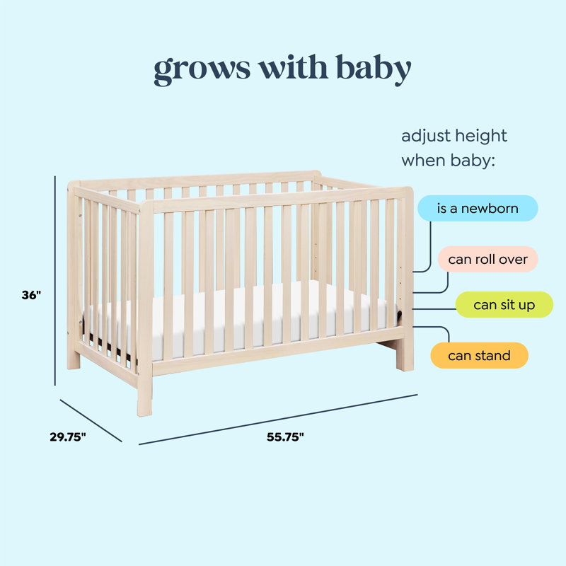 Carter s by DaVinci Colby 4 in 1 Low Profile Convertible Crib Reviews Wayfair